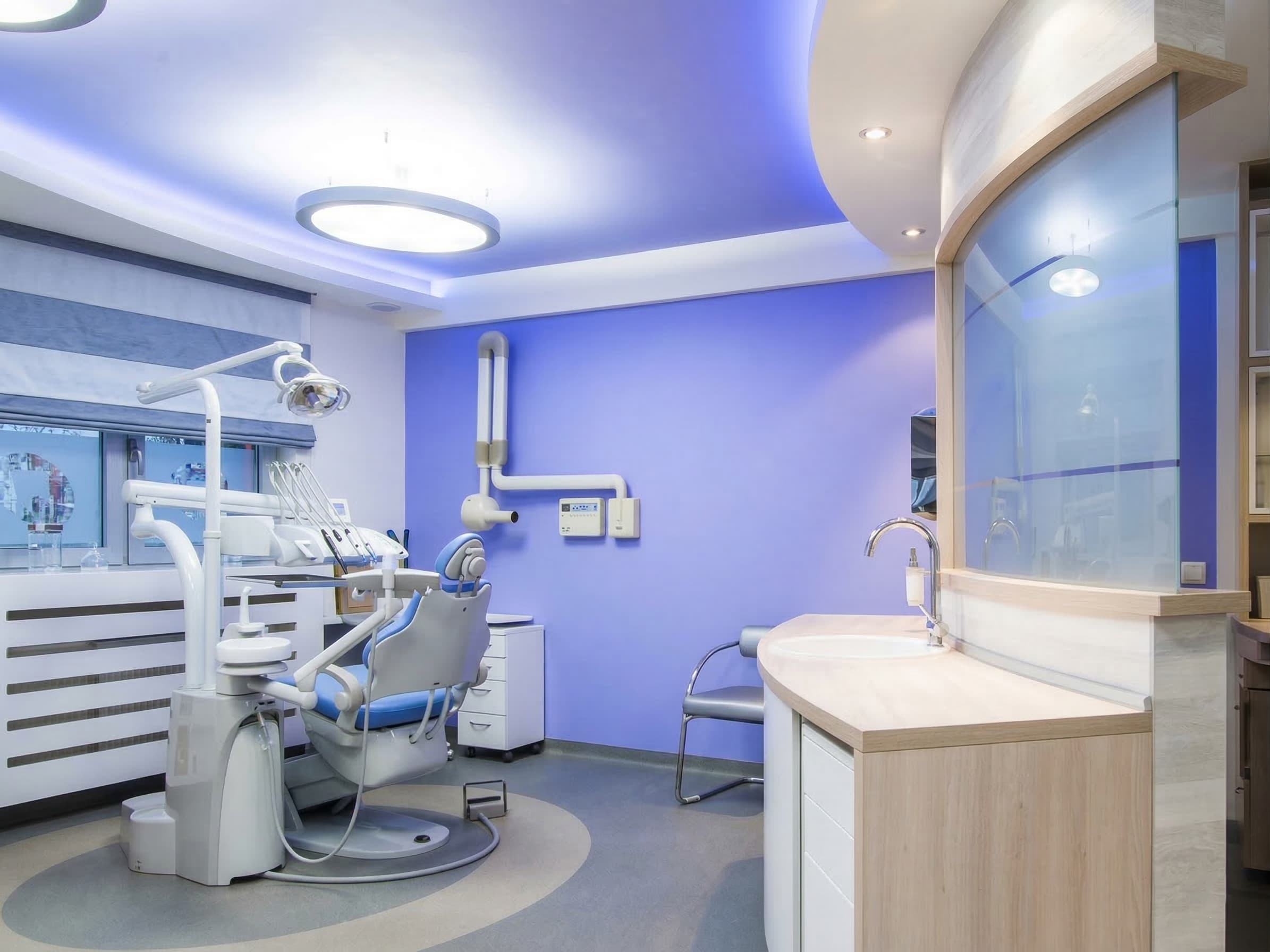 The bright, recently renovated treatment room at Renew Implant Centre